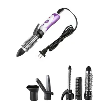 

Multipurpose 7 in 1 KM-585 Anion Hair Care Curler Curling Irons Hair Dryer Roll Comb Hair Straightener 230V 1000W