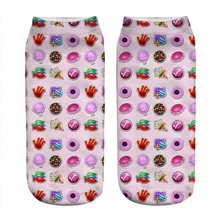 

Women's socks kawaii booster stash candy Crush Printed Socks Woman harajuku Happy Funny Novelty cute girl gift Socks for women