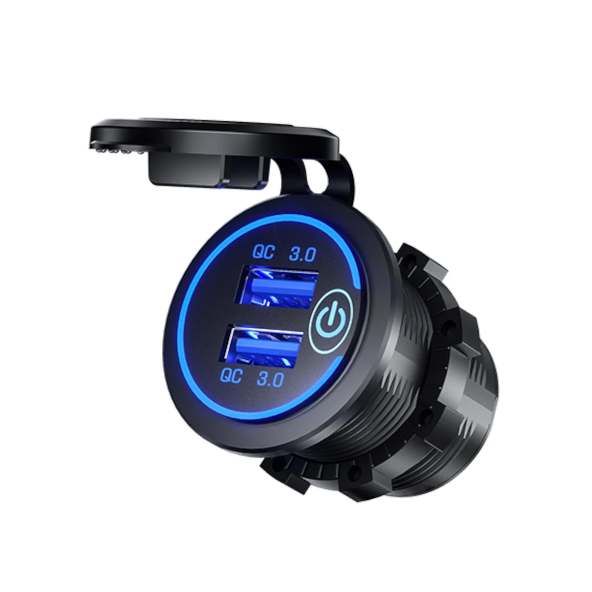 QC3.0  USB   12V/24V ڵ  Ʈ RV Ʈ  ġ ġִ    ܼƮ 