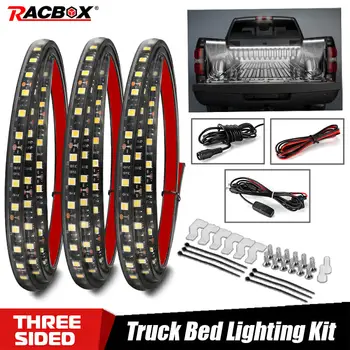 

60" Truck Bed Light Strip White LED Lamp Waterproof Lighting Kit Tail Light Assembly for Jeep Pickup RV SUV Vans Cargo Boats
