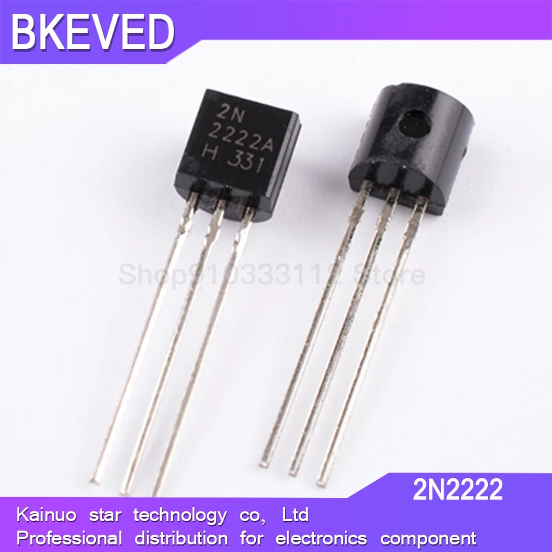 100PCS 2N2222 2N2222A TO-92 TO92 Transistor new and original IC | Электронные компоненты и принадлежности
