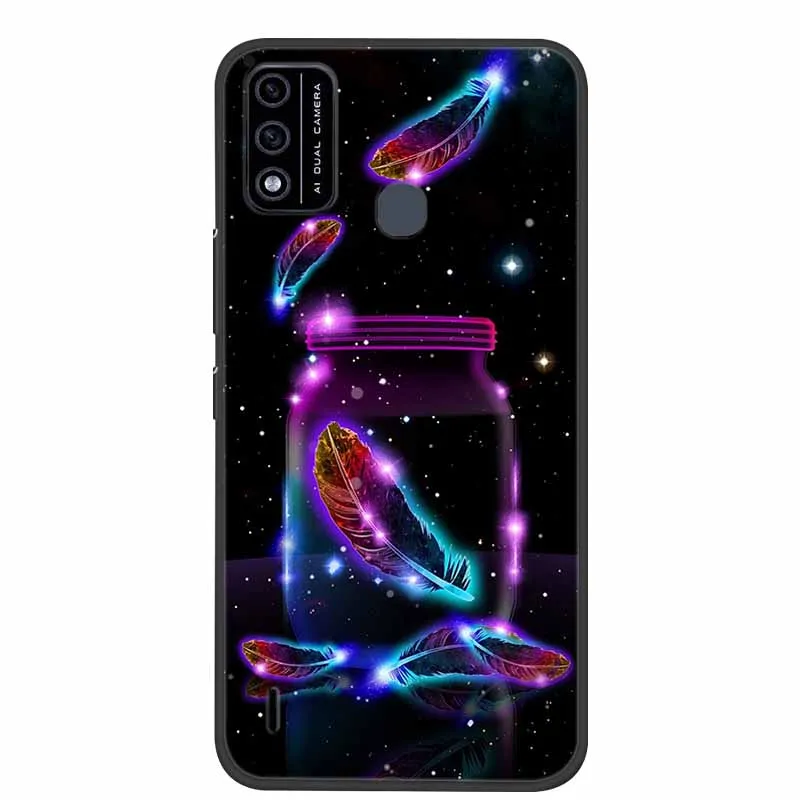 For Itel A48 Case Soft Silicone Cool Cartoon Case For Itel A48 Back Cover for ITEL A 48 Cases Fashion TPU Phone Fundas New Capa phone pouch for running Cases & Covers