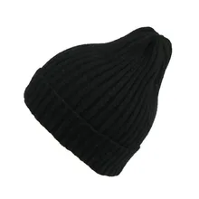 Осень Зима повседневный Дикий теплый светильник для завивки тела сплошной цвет вязаная шерстяная шапка унисекс