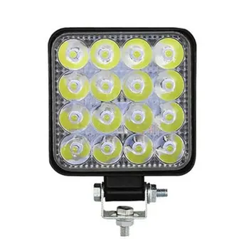 

48W 16 Pcs Led Work Light Flood Beam Bar Car for Off-Road Driving Fog Lamps Dc12V Aluminium Vehicle Headlight