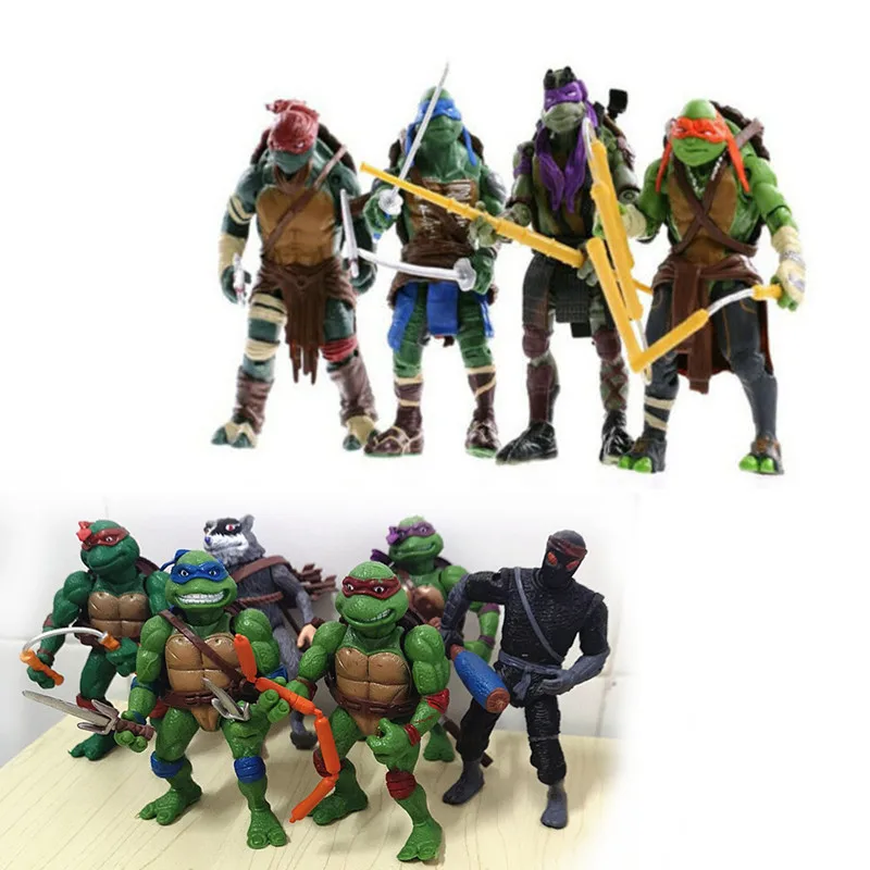 

4/6 pcs/set Model Figures Mini Toys Turtles Cartoon Tartaruga Turtles Toys Furnishing Articles Ninjas Figure Character Figurine