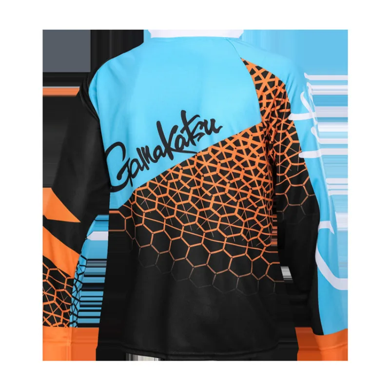 Мужская одежда для рыбалки Gamakatsu, Влагоотводящая, дышащая, с длинным рукавом, футболка для рыбалки, спорта, велоспорта, рыбалки, жилет, рубашки для рыбалки