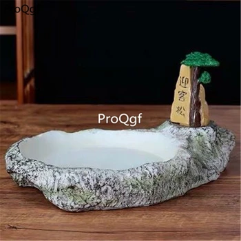 

Ngryise 1 set mountain tree series food decoration plate(no food)