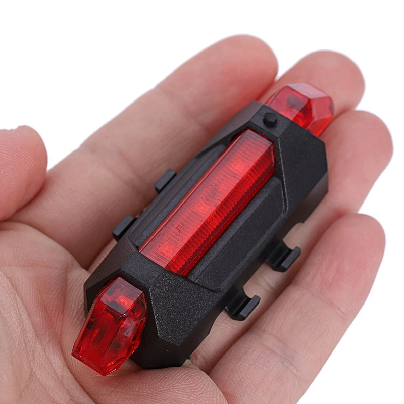 2 комплекта Портативный USB Перезаряжаемые велосипед хвост сзади безопасности Предупреждение светильник хвост светильник супер яркий светодиодный светильник, 1 комплект красный светильник& 1 комплект