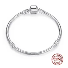 MOWIMO Настоящее серебро 925 пробы браслеты браслет Шарм Подходит браслет для женщин Свадебные Роскошные ювелирные изделия подарок