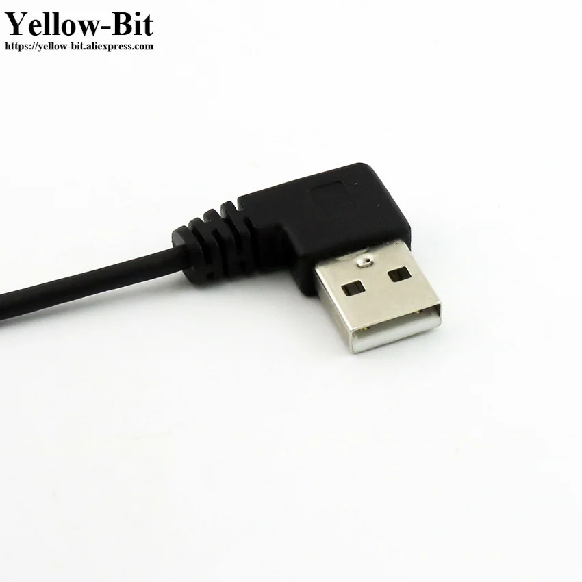 5FT Спиральный USB 2,0 B с прямым углом Штекерный кабель с прямым углом