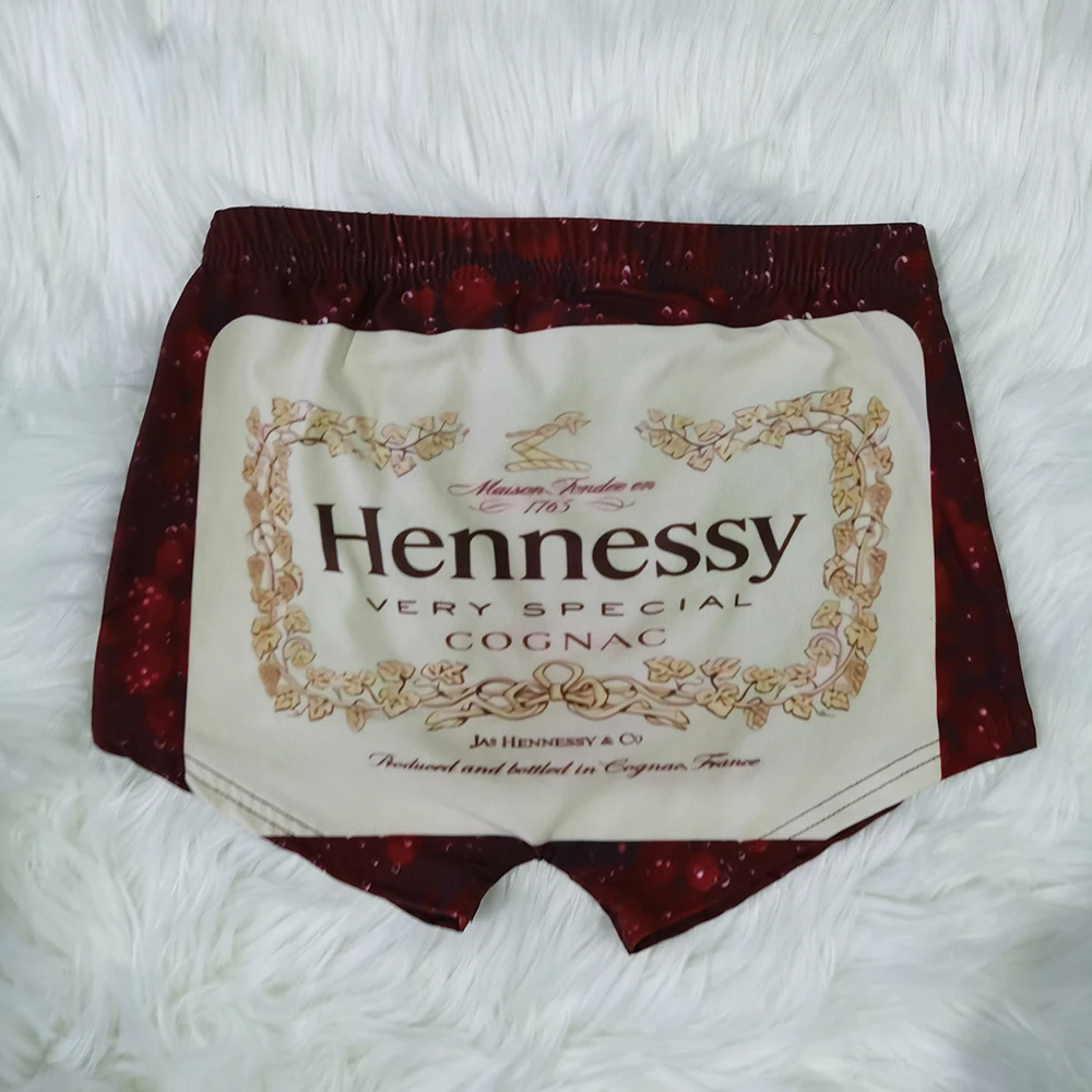 New Arrival Letter Printing Bike Shorts Butt Lift High Waist Stretch Ladies Plus Size Candy Snack Shorts Women