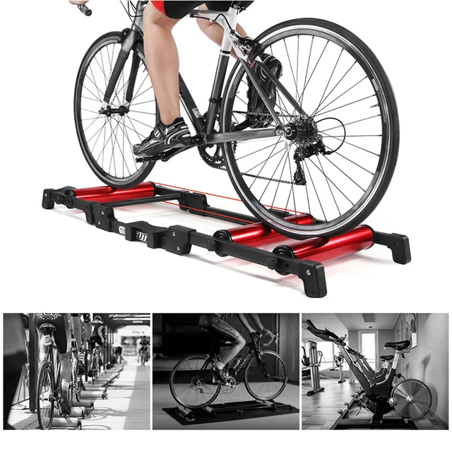 US $307.74 Foldable Bike Trainer Stand Indoor Gym Stationary Cycling Roller Trainer MTB Mountain Bike Road Bic