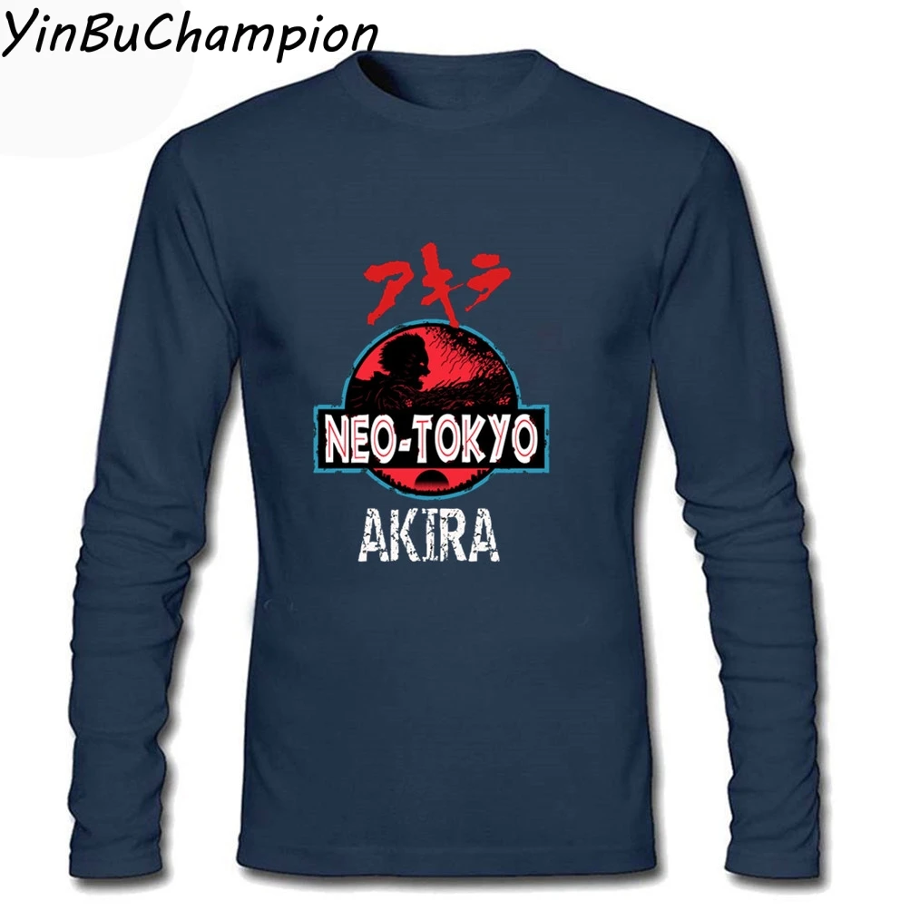 Мужская футболка Akira, футболки с длинным рукавом, мужская повседневная черная футболка, Мужская футболка, Camisetas Hombre Manga Corta, футболка XS-3XL