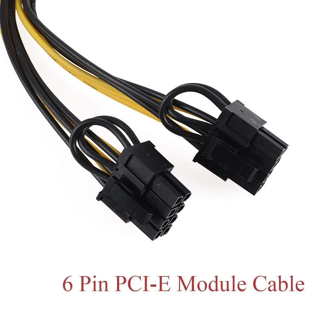 Высококачественный 6-Контактный Модуль PCI-E 1 шт. гнездо к двойному 8 Pin 6 + 2P