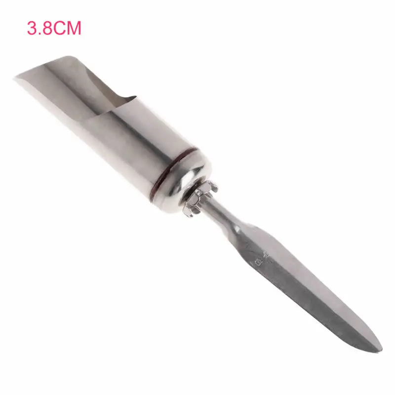3.8CM Подставка для удочки, держатель для удочки, вставляемая заземление, портативные инструменты из нержавеющей стали, аксессуары для снастей, поддержка телескопической стойки - Цвет: 3.8CM