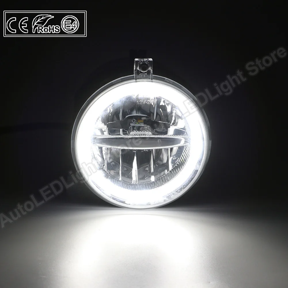US $115.19 For Jeep Grand Cherokee Commander Chrysler 300 Aspen Dodge Durango Dakota Raider Front LED DRL Daytime Running Light Fog Lamp