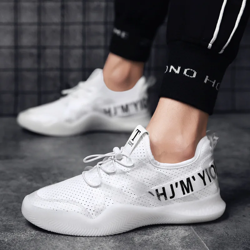 

Shoe Men's Trendy Shoes 2018 New Style Students Korean-style Versatile Trend Casual White Shoes Summer Breathable nan ban Shoe