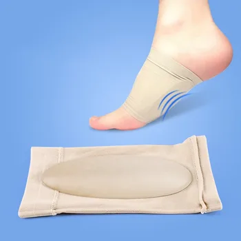 

1 Pair Foot Arch Support Elastic Orthotic Bandage Silicone Gel Flat Feet Orthotics Men Women Shock Absorber Orthotic Insole