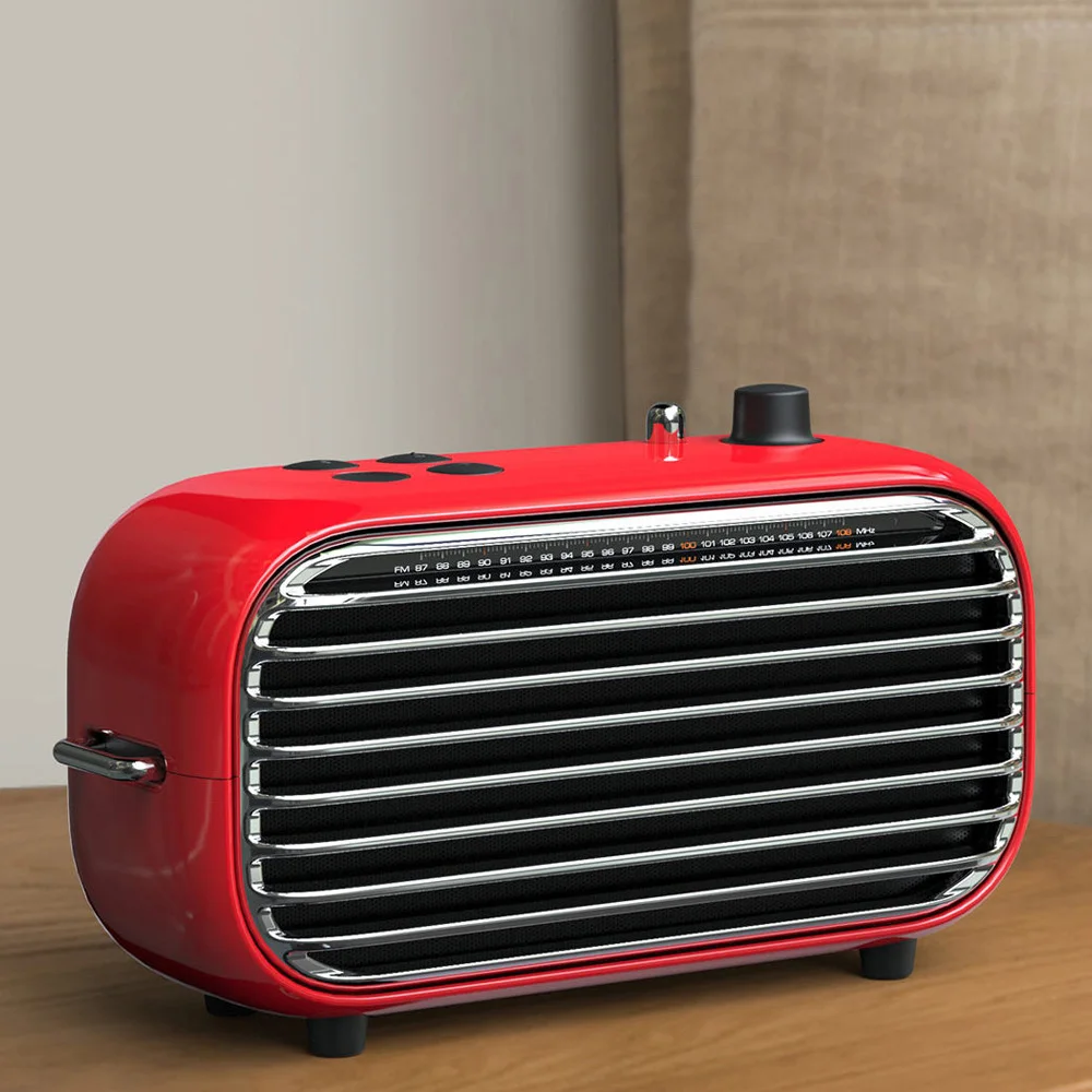 Xiaomi Mijia Lofree Bluetooth динамик модный ретро легкий портативный fm-радио Bluetooth кабель двойной режим беспроводной динамик