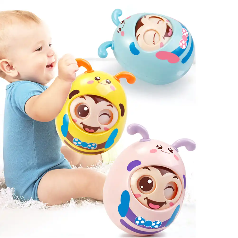 Bayi Mainan Kerincingan Ponsel Boneka Bell Mengedipkan Mata Mata Tumbler Teether Mainan Kartun Bayi Baru Lahir Hadiah Bayi Awal Pendidikan Mainan Untuk Anak Aliexpress
