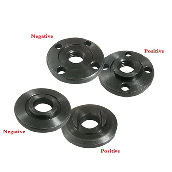 

4pcs 125 Angle Grinder Flange Nut Iron M14 Flange Lock Nut Set For 14mm Spindle Thread For Angle Grinder Tools Replacement
