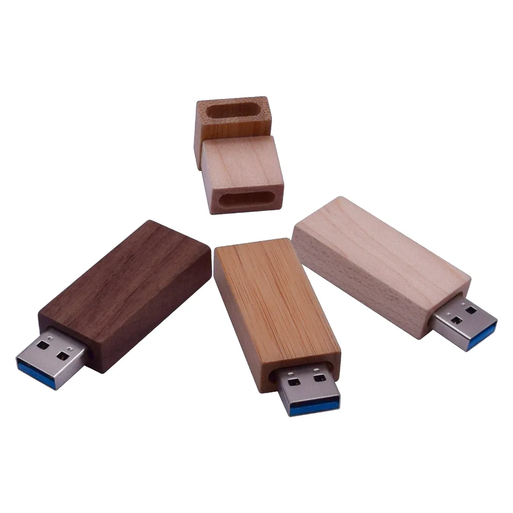 Usb 3.0 3 0 Гб деревянный логотип на заказ флэш накопитель 32 64 ГБ 16 8 Бесплатная