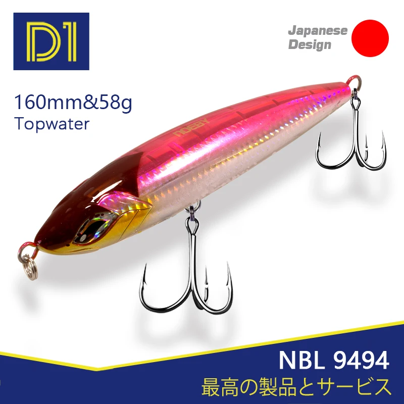 NOEBY NBL9494 160 мм/190 мм Snakehead карандаш жесткая рыболовная приманка воблер твердая карп