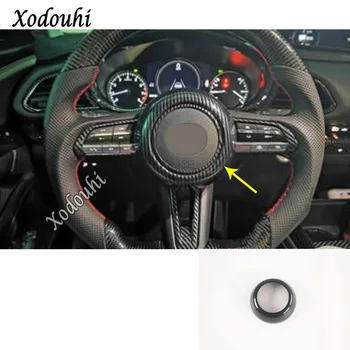 

Car Body Cover Styling Detector Sticker Steering Wheel Interior Kit Trim Lamp Frame Part 1pcs For Mazda CX-30 CX30 2020 2021