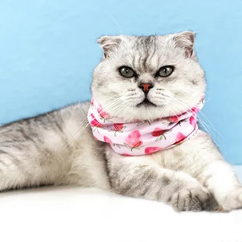 

Dog Cooling Bandana Pet Dog Cat Self Cooler Necklace Ice Cooling Scarf Collar for Summer Travel PI669