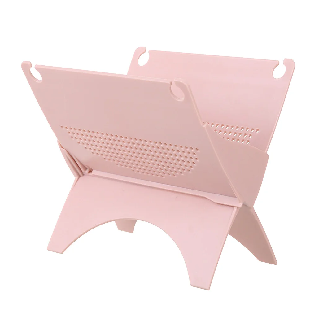 Домашний слив складной многофункциональный съемный стеллаж для хранения в ванной комнате с отверстиями столешница Экономия пространства держатель для мусорного мешка