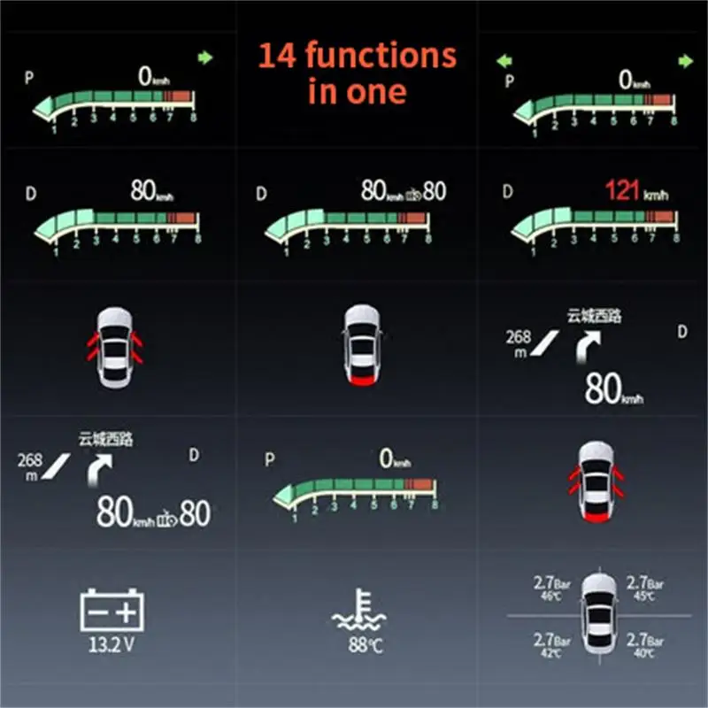 Для Mazda Axela HUD Дисплей система многофункциональный специальный автомобиль специальное использование превышение скорости предупреждение охранная сигнализация