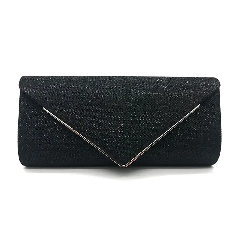 Pochette enveloppe noire Luxy Moon Vue de face