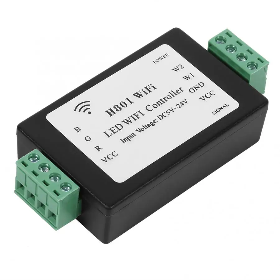 Освещение для аквариума бар RGB светодиодные полосы света Wi-Fi контроллер Диммер Andriod WLAN управление 5 каналов ШИМ DC 5 В~ 24 В погружной