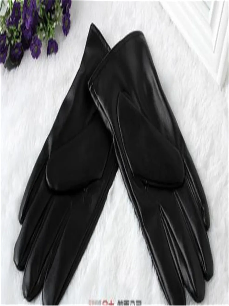 The new winter fashion men's PU leather gloves and velvet touch screen wind bike riding outdoor warm gloves jt-32