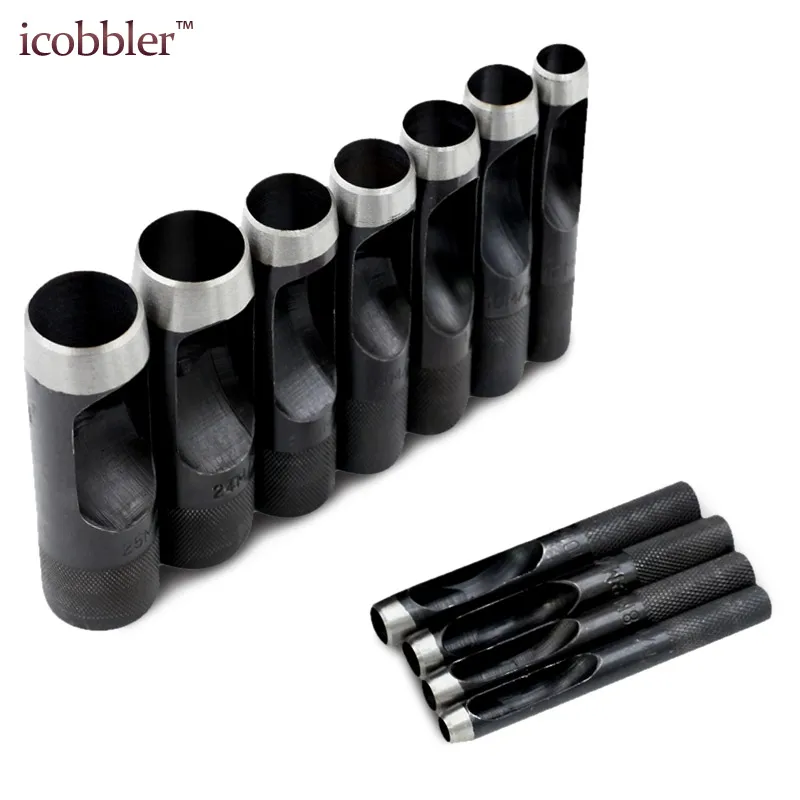 

20pcs Suit DIY Watch Band Round Belt Punch Belt Puncher Pliers Punches German Hollow Punching Pin Hand Tool Leathercraft 1mm-25m