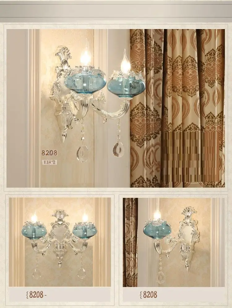 Wandlampe Badkamer Verlichting Lampara де Vanity свет кристалл Aplique Luz сравнению аппликация Murale люминесцентный светильник Настенный светильник