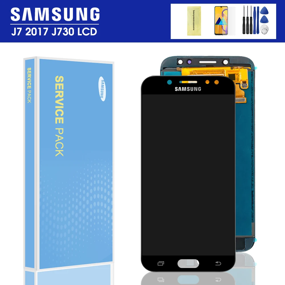 Дисплейный модуль для Samsung Galaxy J7 Pro 100% J730 J730F 2017 дюймов | Мобильные телефоны и