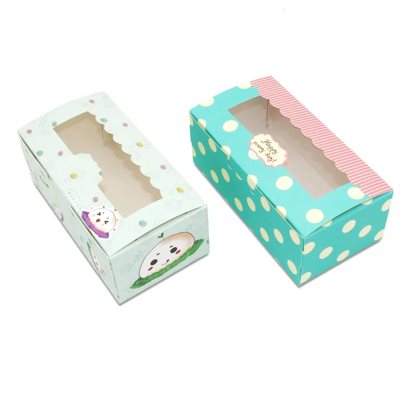 100 шт. бумажная коробка окна свадебные сувениры детский день рождения 13 5x7x5 см