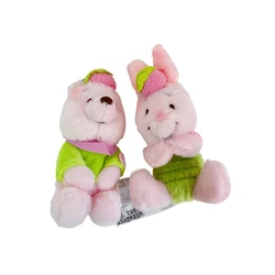 LLavero de peluche Original de Disney, muñeco de peluche con adornos, bolsa, Kawaii, Pijie, Winnie The Pooh