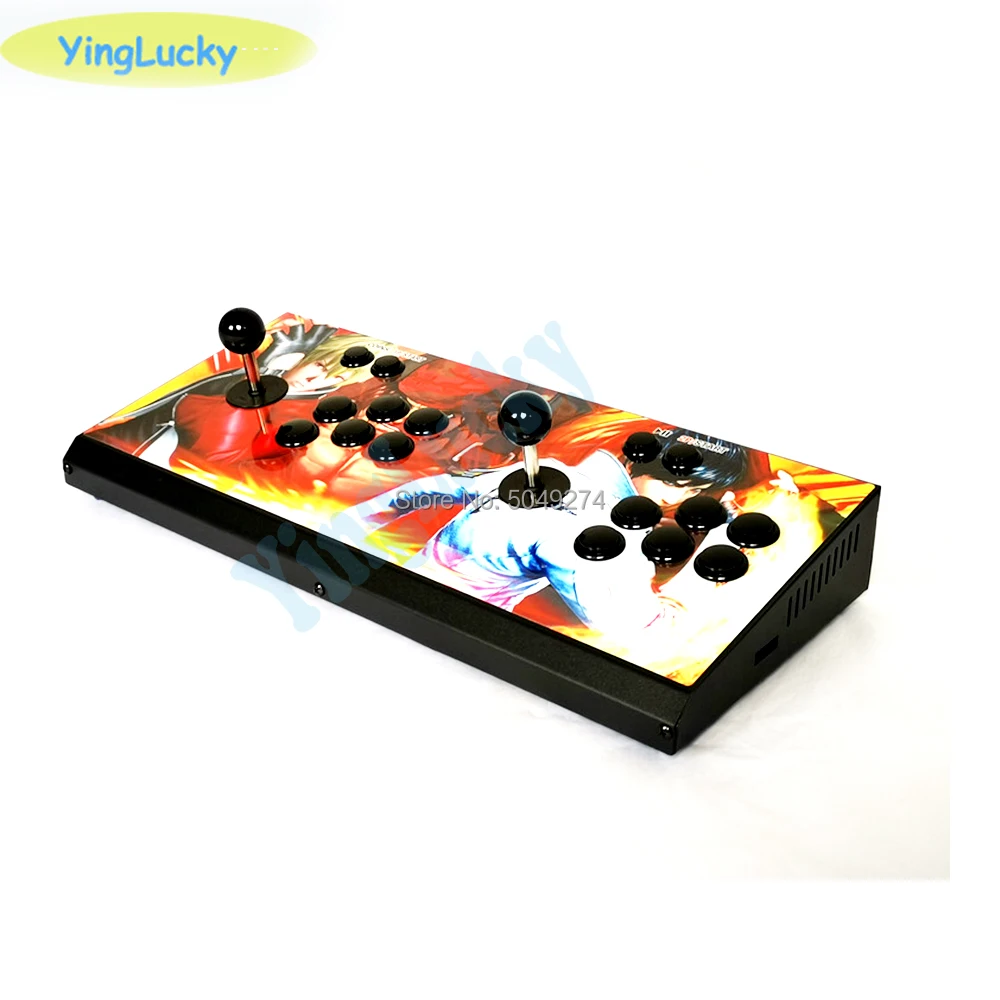 Yinglucky аркадная игра 2600 в 1 Pandora box 3D Подключение ПК ТВ Видео игровая консоль монета игровые консоли - Цвет: Зеленый