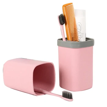

Protable Outdoor Travel Toothbrush Storage Box Holder Tooth Mug Toothpaste Towel Cup Organizer Bath For Camping Holiday