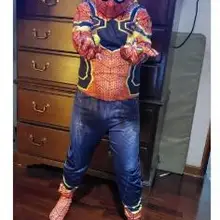 Железный костюм, мужские костюмы для Хэллоуина, одежда для взрослых и детей