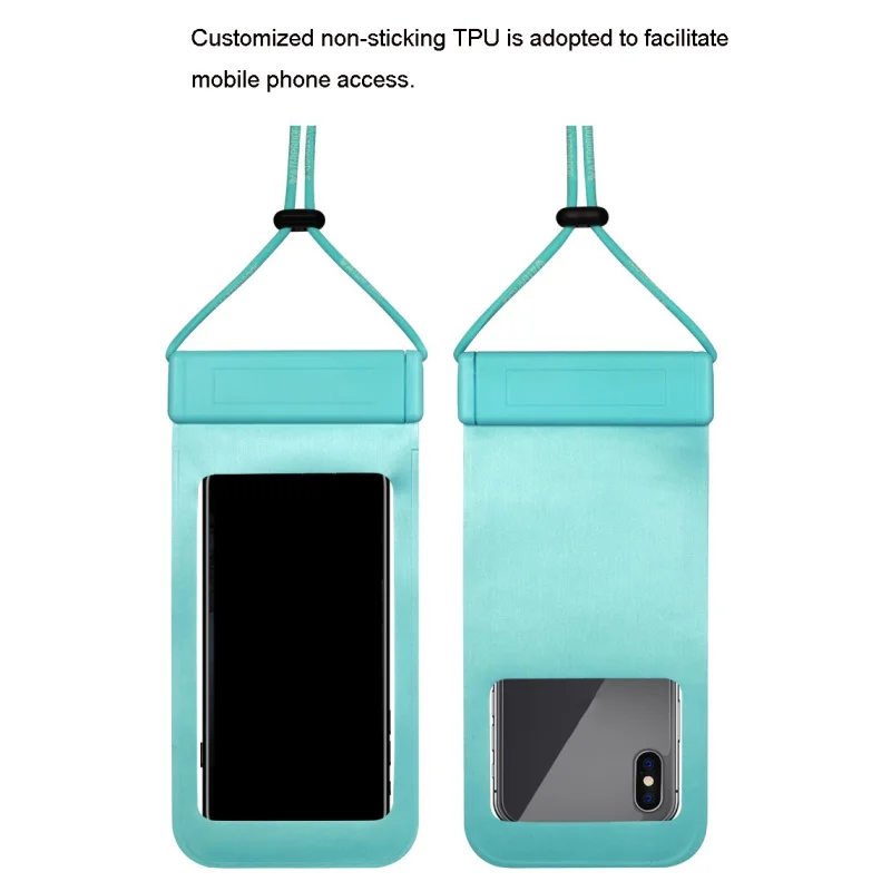 Waterproof Mobile Phone Pouch Smartphone Sealed Pack Underwater Cell Phone Pouch Dry Bag Pool Beach Sea Diving Swimming Bag