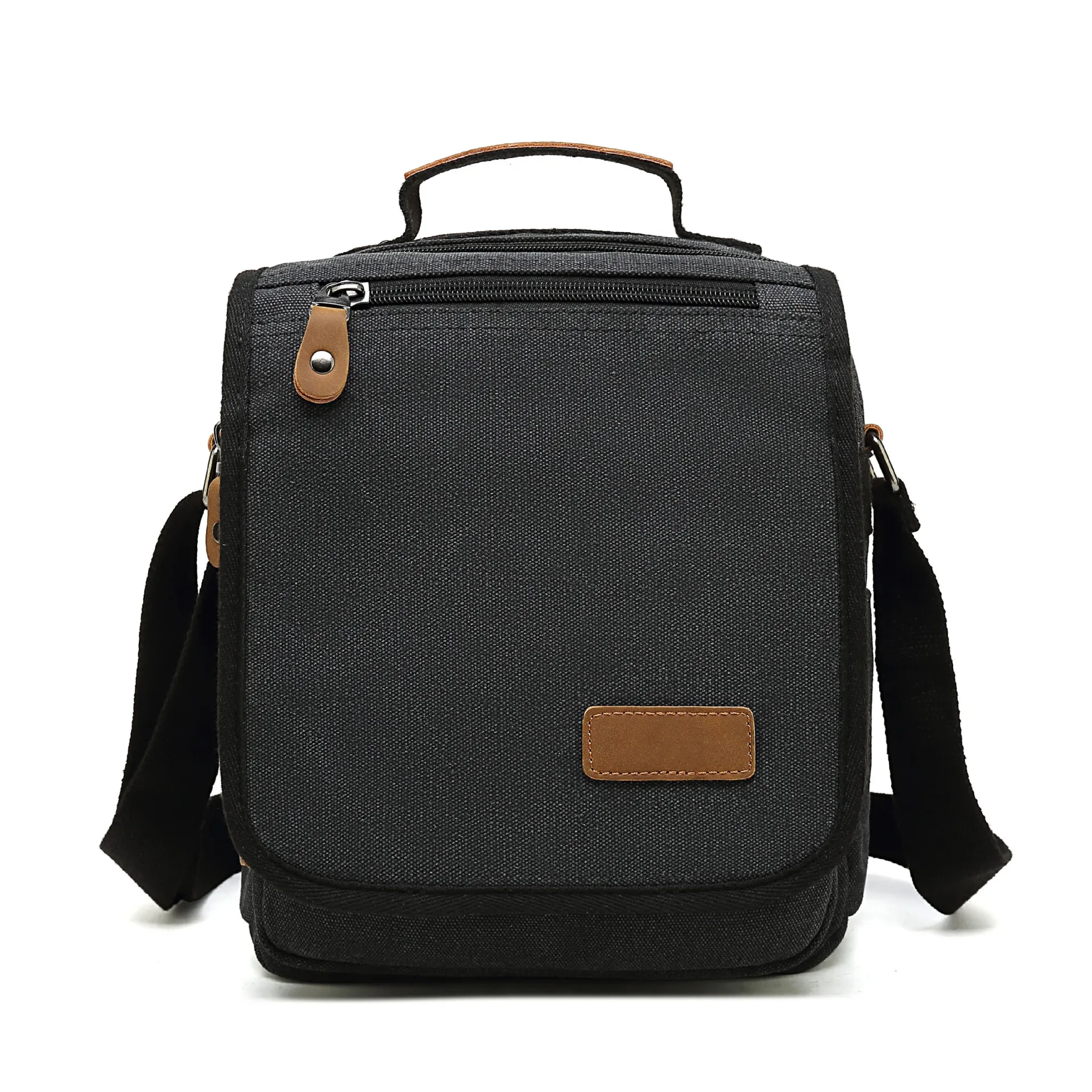

Europe And America Casual MEN'S Messenger Bag Canvas Men's Bag Large Capacity MEN'S Handbag Shoulder Bag