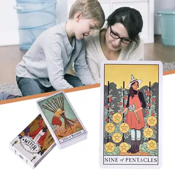 

In-stock 78sheets The Modern Witch Tarot Deck Tarot Cards Full English Version Family Card Game