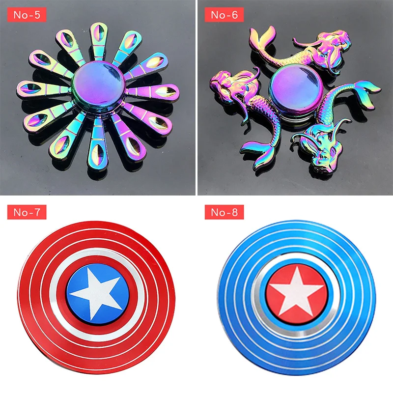 Hot Fidget Spinner Metal Antistress Gyroscope Kids Fingertip Gyro Hand Spinner Stress Wheel Hand Spiner Fidget Toys For Adults