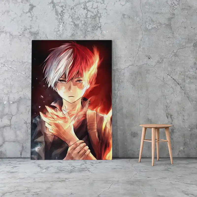 Home decoration Todoroki Shoto Boku no Hero Academy My hero Academy art ...