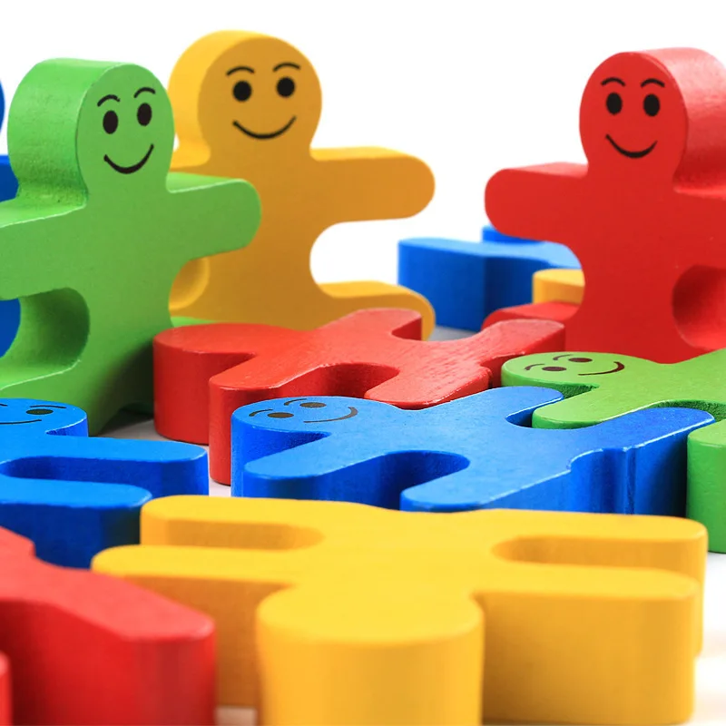 Colorful Wooden Building Blocks Toys for Children Balance Thinking Training Game Wood Stack Kinderg - 4000328894457 Colorful Wooden Building Blocks Toys for Children Balance Thinking Training Game Wood Stack Kinderg - 4000328894457