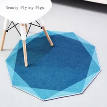 Прямые продажи Новые ins полигон простая гостиная в виде кофейного столика, круглый ковер современный стул для спальни подвесная корзина туалетный столик коврик