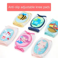 Newborn Baby Knee Pad Toddler Non Slip Leg Warmers Kids Safety Crawling Elbow Cushion Infant Breathable Cute Cartoon Protector 2